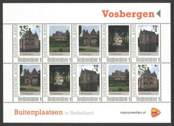 Postzegels Buitenplaatsen in Nederland: Vosbergen beschikbaar voor biedingen