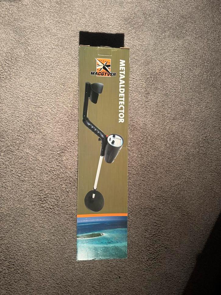 Nieuwe MacGyver Metaaldetector in Doos, Hobby en Vrije tijd, Metaaldetectors, Nieuw, 30 cm of minder, Overige merken, Instelbare gevoeligheid