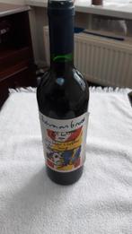 Fles rodewijn etiket Herman Brood, Verzamelen, Wijnen, Ophalen, Nieuw, Frankrijk, Rode wijn