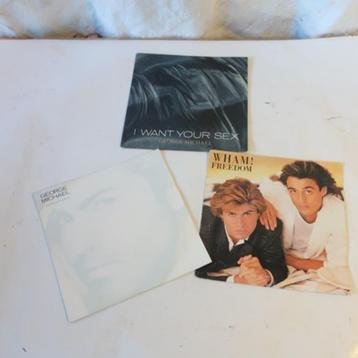 Vinyl single George Michael en WHAM Father Figure SET VAN 3 beschikbaar voor biedingen