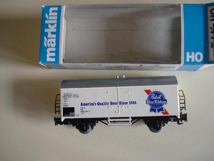   Marklin 4569 Pabst bier, Hobby en Vrije tijd, Modeltreinen | H0, Zo goed als nieuw, Wagon, Wisselstroom, Märklin, Verzenden