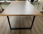 Eettafel (zwart & eiken kleur) ZGAN, Huis en Inrichting, Tafels | Eettafels, 50 tot 100 cm, Industrieel | modern, 150 tot 200 cm