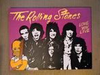 Schilderij Gerke Rienks Rolling Stones Love You Live Simpson, Ophalen of Verzenden, Zo goed als nieuw, Poster, Artwork of Schilderij