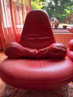 Leolux relax fauteuils (2) met lendenkussens, Huis en Inrichting, Stoelen, Ophalen, Modern design, Gebruikt, Twee
