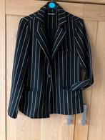 Z.g.a.n=zwart jasje-colbert-blazer goud gestreept=Maicazz/M, Maat 38/40 (M), Zwart, Ophalen of Verzenden, Zo goed als nieuw
