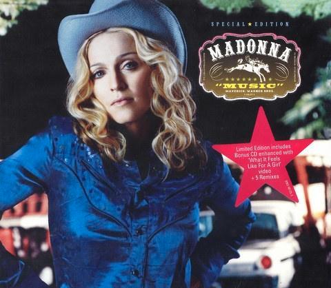 Madonna – Music (limited edition), Cd's en Dvd's, Cd's | Pop, Zo goed als nieuw, 1960 tot 1980, Ophalen of Verzenden