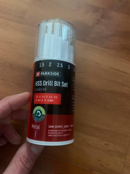 NIEUW Parkside HSS Borenset metaal, boorset, drill bit set, Doe-het-zelf en Verbouw, Gereedschap | Boormachines, Nieuw, Boormachine