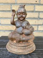 Oosters brons golden boy buddha beeld uit Thailand, Ophalen of Verzenden