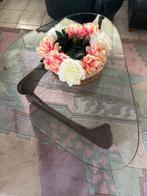 Salontafel, Huis en Inrichting, Tafels | Salontafels, Ophalen, Gebruikt, 100 tot 150 cm, Glas