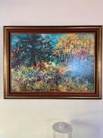 Schilderij - de Veluwe - Jan Makkes 1971, Antiek en Kunst, Ophalen