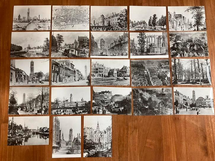 23 fotokaarten Oud Utrecht / 50 jaar Oud Utrecht, Verzamelen, Ansichtkaarten | Nederland, Ongelopen, Utrecht, Ophalen of Verzenden