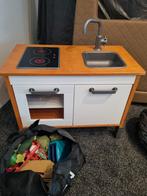 Leuk kinderkeukentje met veel accessoires, Ophalen, Zo goed als nieuw, Hout, Speelkeuken