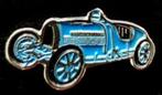 Bugatti type 35 pin- blauw gelakt, Verzamelen, Speldjes, Pins en Buttons, Verzenden, Nieuw, Transport, Speldje of Pin