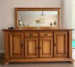 Nieuwe Dressoir in eiken incl spiegel, Huis en Inrichting, Nieuw, Ophalen of Verzenden, 200 cm of meer, Met lade(s)