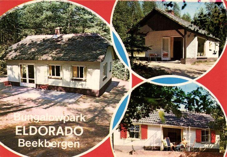Bungalowpark Eldorado, Beekbergen - 3 afb - 1981 gelopen, Verzamelen, Ansichtkaarten | Nederland, Gelopen, Gelderland, Voor 1920