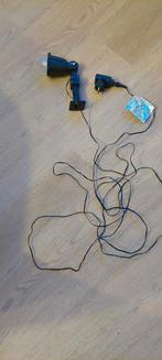 Zwarte LED projector lamp. Leuk voor disco effect of snoezel, Kunststof, Minder dan 50 watt, Ophalen of Verzenden, Spots