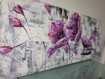Abstract Bloem Schilderij beschikbaar voor biedingen