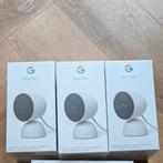 3x Google Nest Cam (2e gen), Ophalen, Zo goed als nieuw, Binnencamera