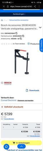 Bosch verticale snelspanhouder GCM 8 - 10 - 12, Doe-het-zelf en Verbouw, Gereedschap | Zaagmachines, Ophalen, Zo goed als nieuw