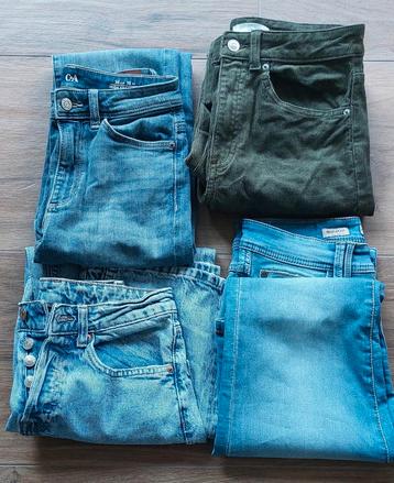 3x Jeans en 1x corduroy broek maat 36   beschikbaar voor biedingen