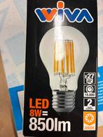 5x Wiva E27 LED Lampen 63W, Led-lamp, 60 watt of meer, Nieuw, E27 (groot)