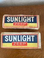 Vintage Sunlight Zeep - 2 stuks, Verzamelen, Merken en Reclamevoorwerpen, Ophalen of Verzenden