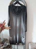 K&M linnen katoen lange trui tuniek grijs 46 48 50, Verzenden, Zo goed als nieuw, Maat 46/48 (XL) of groter, Grijs