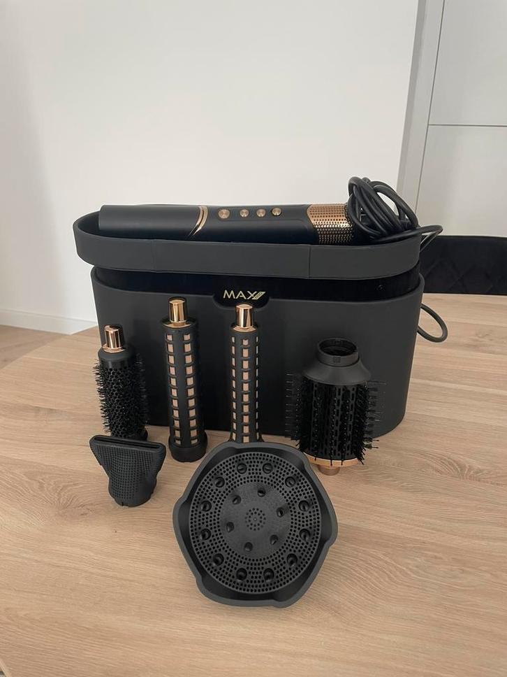 Max Pro Aurum Aerostyler - Max Pro Föhnborstel, Sieraden, Tassen en Uiterlijk, Uiterlijk | Haarverzorging, Zo goed als nieuw, Krultang of Stijltang