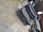 Palletbank met kussens, Tuin en Terras, Ophalen, Gebruikt