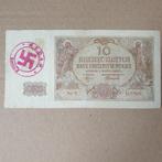10 zloty Polen,Duitsland bezet 1940 jaar, Los biljet, Duitsland, Ophalen of Verzenden