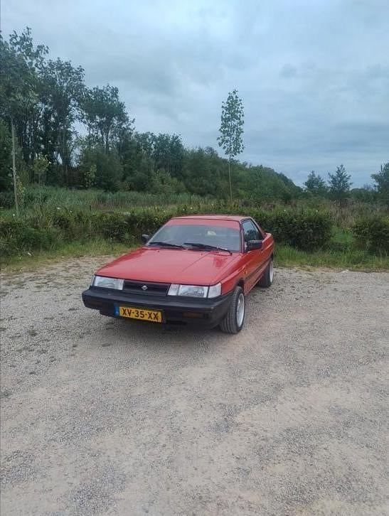 Nissan Sunny 1.6 I Coupe U9 1989 Rood, Auto's, Nissan, Sunny, Benzine, Coupé, Handgeschakeld, Origineel Nederlands, Rood, Voorwielaandrijving