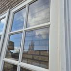 Driedelige deurenset incl. kozijn 239hx210br facetglas, Ophalen, Binnendeur, Zo goed als nieuw, Vouwdeur