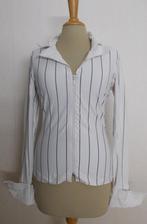 Witte stretch blouse/top van Anne Fontaine! M, Kleding | Dames, Blouses en Tunieken, Verzenden, Zo goed als nieuw, Maat 38/40 (M)