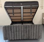 Japandi boxspring met opbergruimte 160x200/180x200 cm €999, Japandi, Ophalen of Verzenden, 180 cm, 200 cm