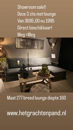 Hertog jan lounge 277 x 160 dark grey bank (hoffz style), Ophalen of Verzenden, Nieuw