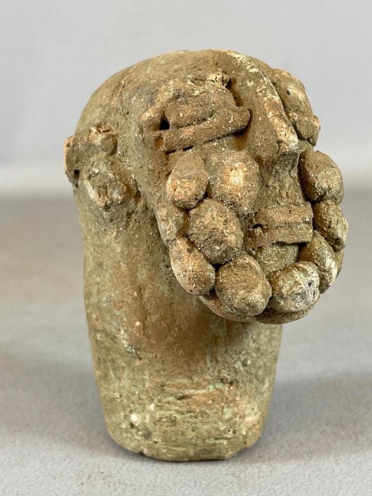 230622 Terra Axumite Kingdom Falasha hoofdje uit Ethiopie, Antiek en Kunst, Kunst | Niet-Westerse kunst, Ophalen of Verzenden
