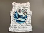 maat N4 40 M dames top topje shirt hemd Marc Cain Marccain, Maat 38/40 (M), Wit, Ophalen of Verzenden, Zonder mouw