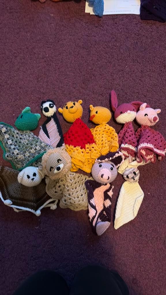 Knuffeldoekjes €5 p/s, Kinderen en Baby's, Speelgoed | Knuffels en Pluche, Zo goed als nieuw, Overige typen, Ophalen of Verzenden