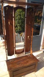 Mooie halkast met opbergruimte en spiegel., Ophalen, Rechthoekig, 50 tot 100 cm, Minder dan 100 cm