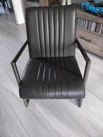 Fauteuil antraciet, Huis en Inrichting, Fauteuils, Ophalen, Zo goed als nieuw, Minder dan 75 cm, 50 tot 75 cm