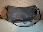 Coach Crossbody Tas - Donkerblauw met Goud, Sieraden, Tassen en Uiterlijk, Tassen | Schoudertassen, Ophalen of Verzenden, Gebruikt