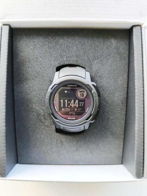 Garmin Instinct 2s Solar GPS Smartwatch, Sieraden, Tassen en Uiterlijk, Sporthorloges, Zo goed als nieuw, Android, GPS, Hartslag
