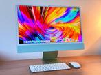 iMac 24 inch M1 8-Core 8GB Ram 512GB SSD Z.G.A.N + EXTRA'S, Ophalen, IMac, 24 inch 4,5K Retina, 512 GB