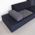 1 Vitra Hella Jongerius Poldersofa XL Zwart Mix, Huis en Inrichting, 250 tot 300 cm, Nieuw, Rechte bank, Stof
