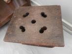 Antieke stoof hout voetenverwarmer kruik 25 x 20 cm en 20 cm, Ophalen of Verzenden