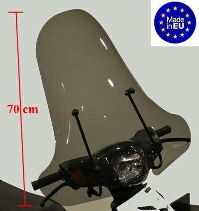 Windscherm Hoog Smoke Piaggio Zip Compleet EU NIEUW, Fietsen en Brommers, Brommeronderdelen | Algemeen, Nieuw, Overige typen, Ophalen of Verzenden