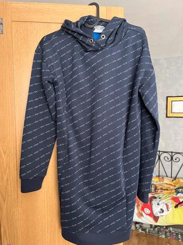 Nik & Nik Blauwe Tuniek Trui Capuchon - Maat 176/S beschikbaar voor biedingen