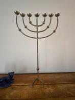 Prachtige zware koperen kandelaar, Antiek en Kunst, Antiek | Kandelaars, Ophalen of Verzenden, Koper of Brons