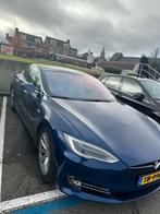 Tesla Model S 2018 Blauw Origineel NL, enhanced autopilot, Auto's, Tesla, Euro 5, Beige, Elektrisch, Vierwielaandrijving