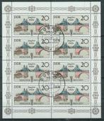 DDR 1985, Kleinbogen Michel 2973, gestempeld., Postzegels en Munten, Verzenden, DDR, Gestempeld